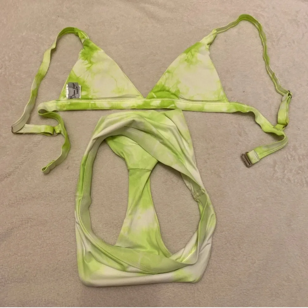 Dippin' Daisy's Neon Green Tie-Dye Bikini